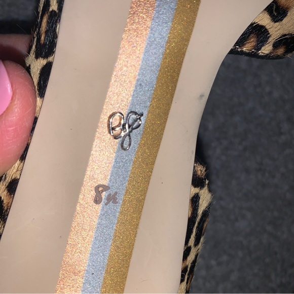 Sam Edelman Jaina Leopard Print Heels Size 8.5 - Picture 10 of 10